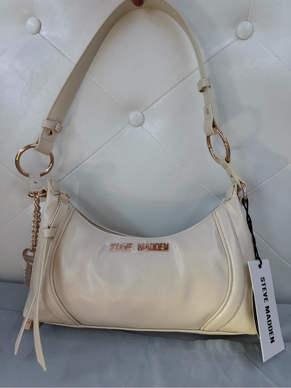 Steve Madden Shoulder Bag with Gold Hardware